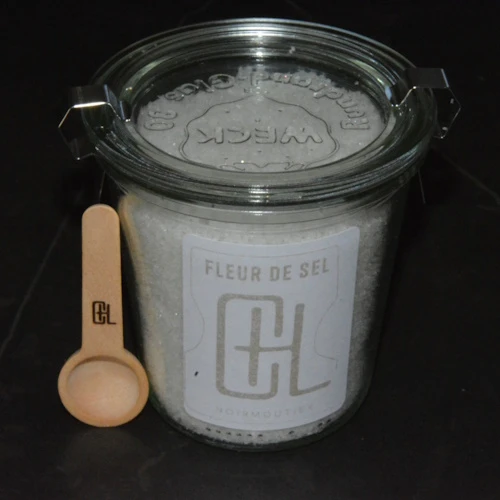 Fleur de Sel de Noirmoutier dans son pot en verre
